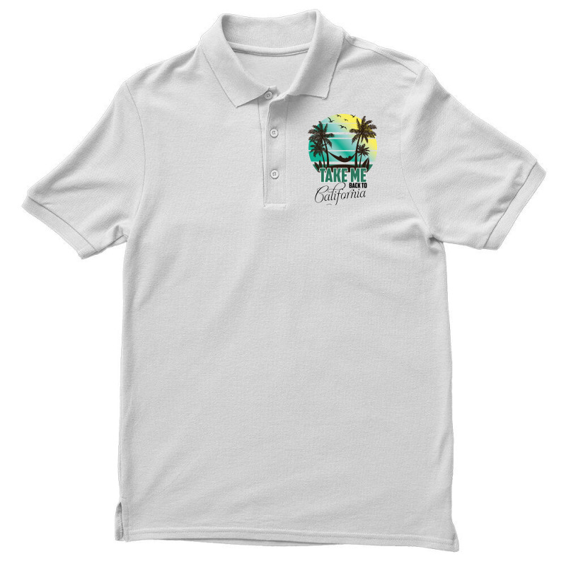 Take Me Back To California Men's Polo Shirt | Artistshot