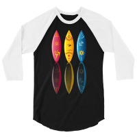 Surfboard 3/4 Sleeve Shirt | Artistshot