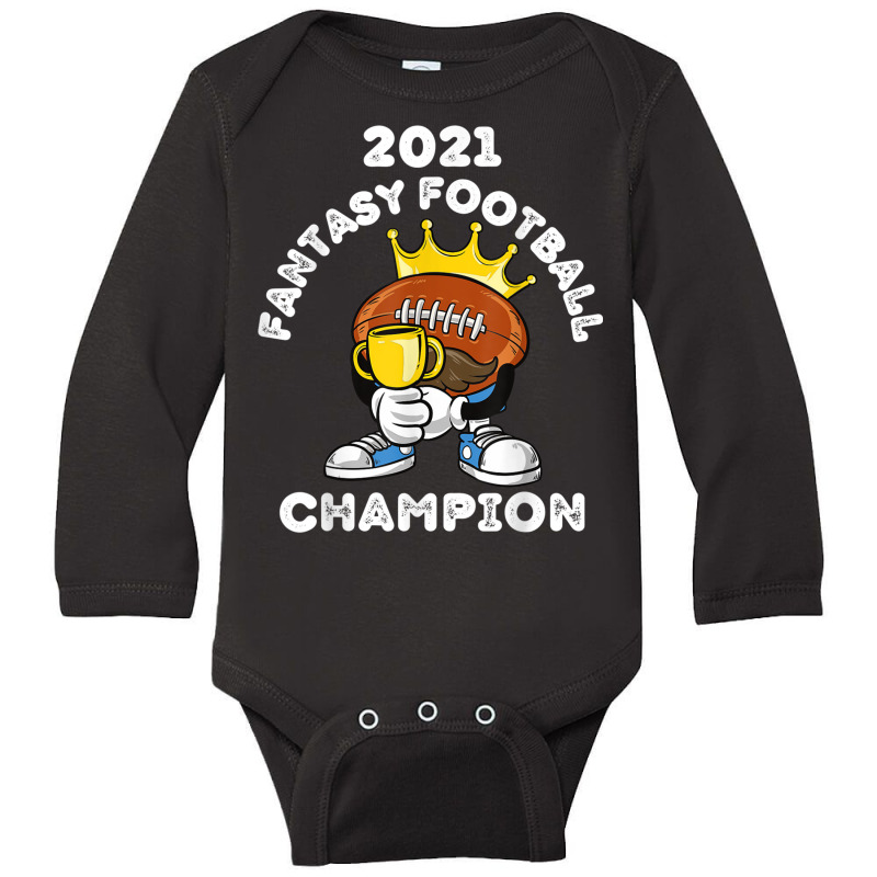 Funny 2021 Fantasy Football Champion Fantasy League Winner T Shirt Cop Long Sleeve Baby Bodysuit | Artistshot