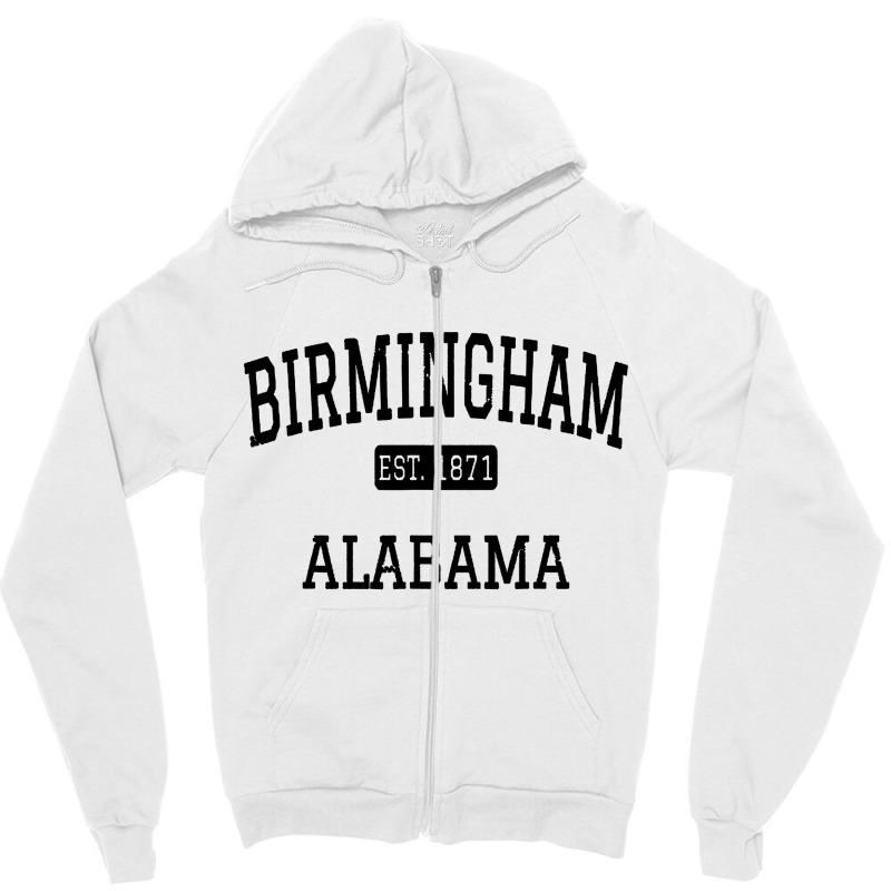 Birmingham Alabama Zipper Hoodie by IPTU | Artistshot