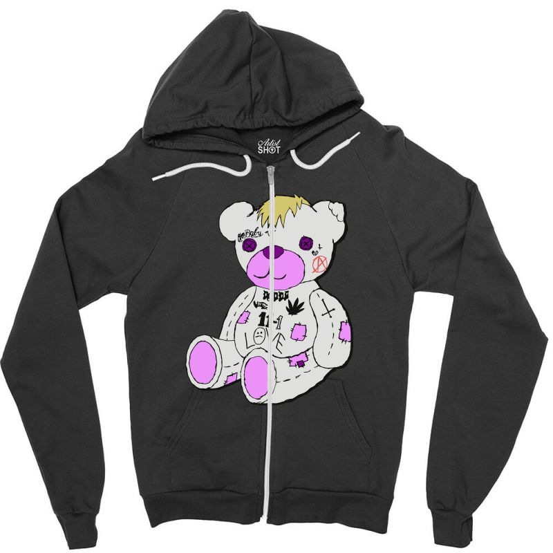 Lil Pep Bear Zipper Hoodie | Artistshot