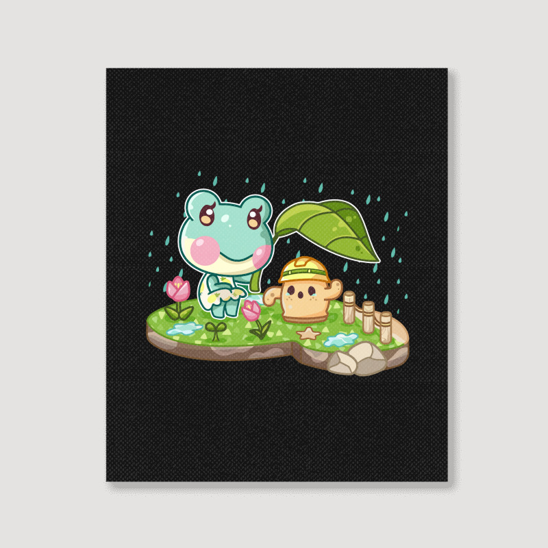 Lily,animal Crossing New Horizons Portrait Canvas Print | Artistshot