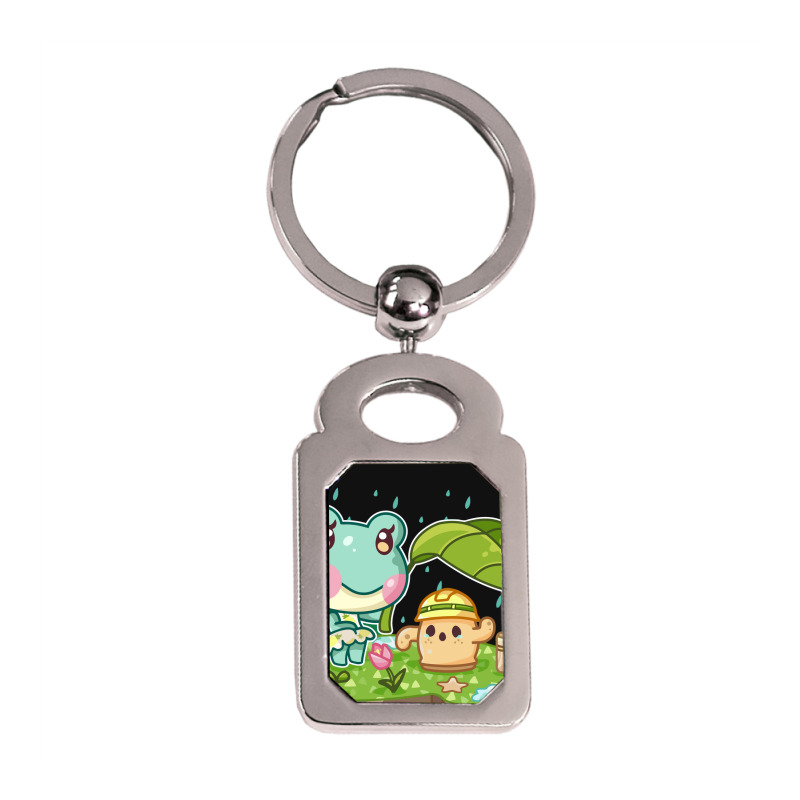 Lily,animal Crossing New Horizons Silver Rectangle Keychain | Artistshot