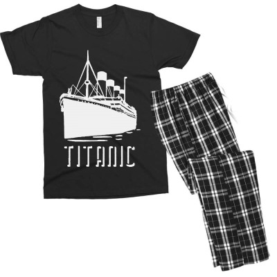 Titanic Men's T-shirt Pajama Set Designed By Ninabobo