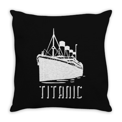 Titanic Throw Pillow Designed By Ninabobo