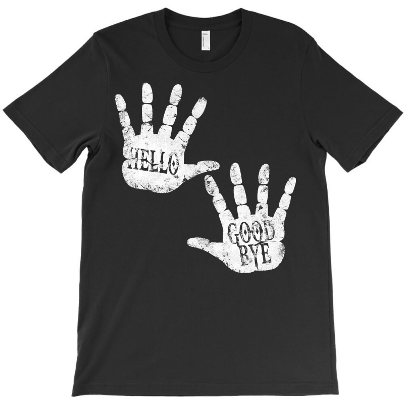 Hello And Goodbye Academy Daily Greetings Humor Vintage Art Pullover H T-shirt | Artistshot