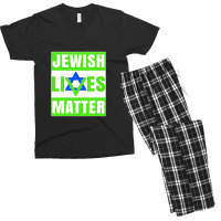 Jewish Lives Matter Shirt David Star Retro Jewish Holiday Men's T-shirt Pajama Set | Artistshot