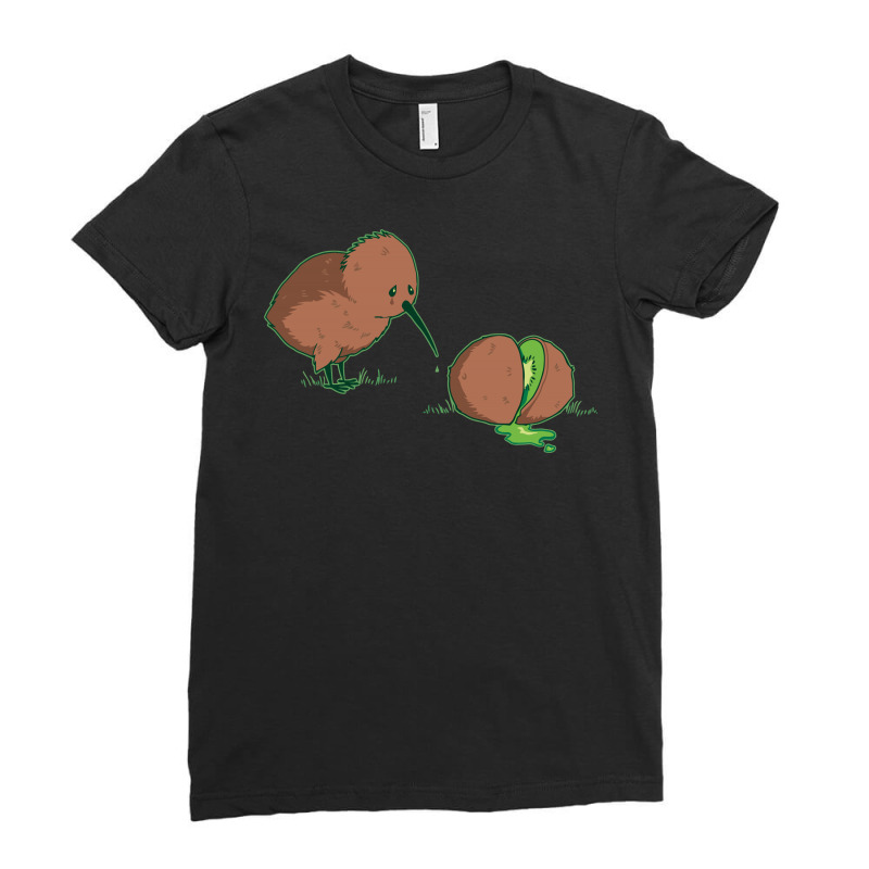 Lament Of The Kiwi Ladies Fitted T-Shirt by sayasiti | Artistshot