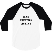 Med Question Asking Black 3/4 Sleeve Shirt | Artistshot