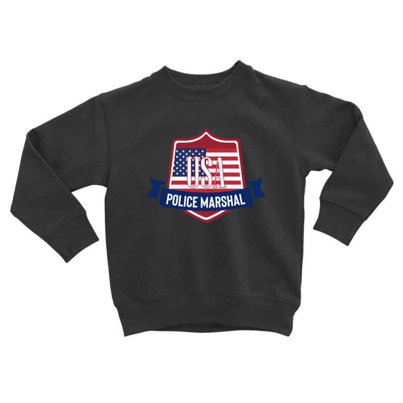 Usa Police Marshal Toddler Sweatshirt by sourav93agt | Artistshot