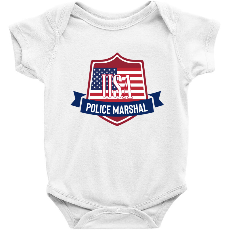 Usa Police Marshal Baby Bodysuit by sourav93agt | Artistshot