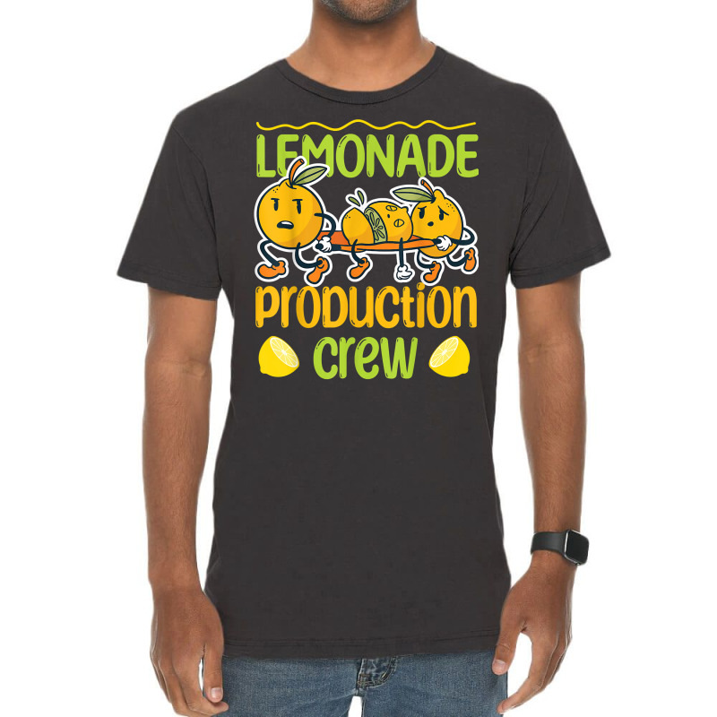 Lemonade Production Crew For Lemonade Stand T Shirt Vintage T-Shirt by graftmshindeatw | Artistshot