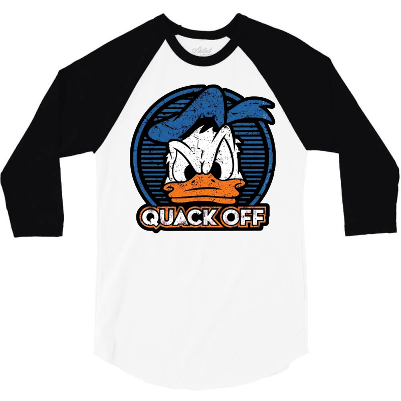 Quack Off 3/4 Sleeve Shirt | Artistshot