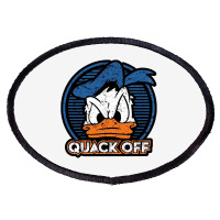 Quack Off Oval Patch | Artistshot