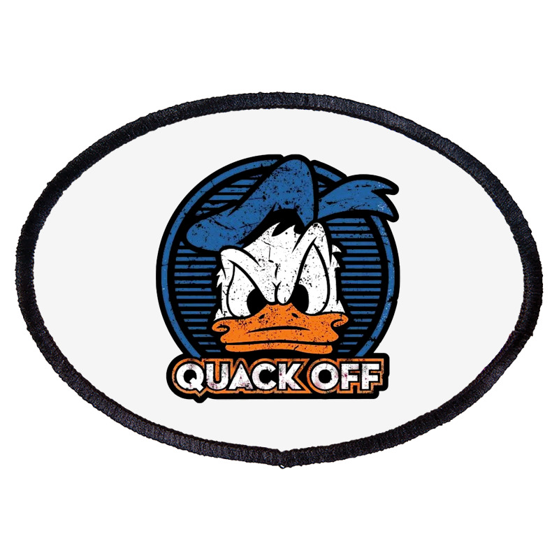 Quack Off Oval Patch | Artistshot