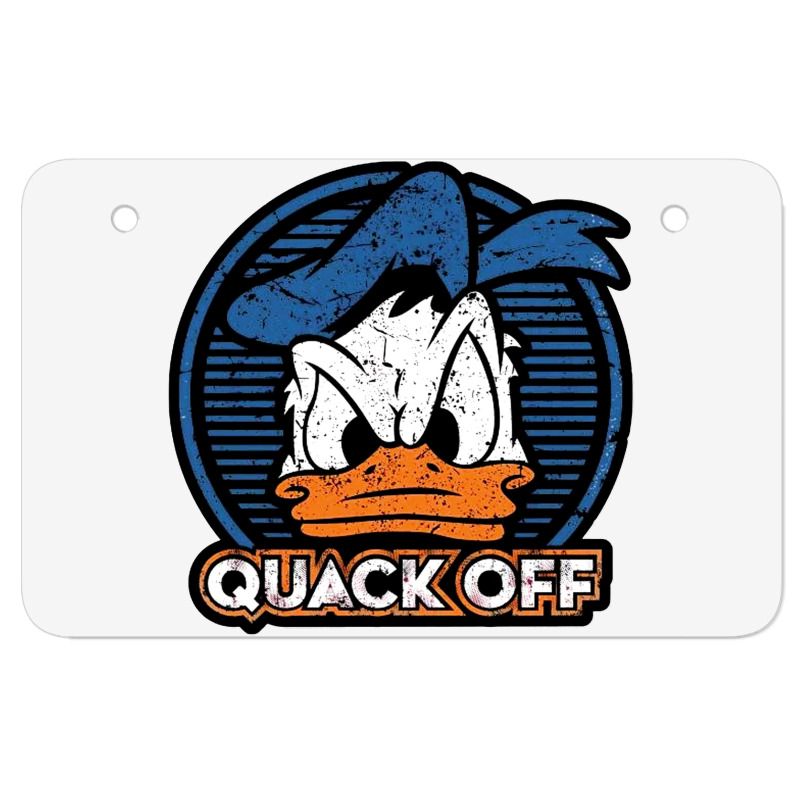 Quack Off Atv License Plate | Artistshot