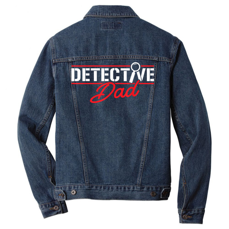 Secret Spy Private Eye Crimescene Investigator Detectivedad T Shirt Men Denim Jacket by efronpngoick3 | Artistshot