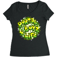 Portal Boyz 4 Life Women's Triblend Scoop T-shirt | Artistshot