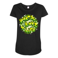 Portal Boyz 4 Life Maternity Scoop Neck T-shirt | Artistshot