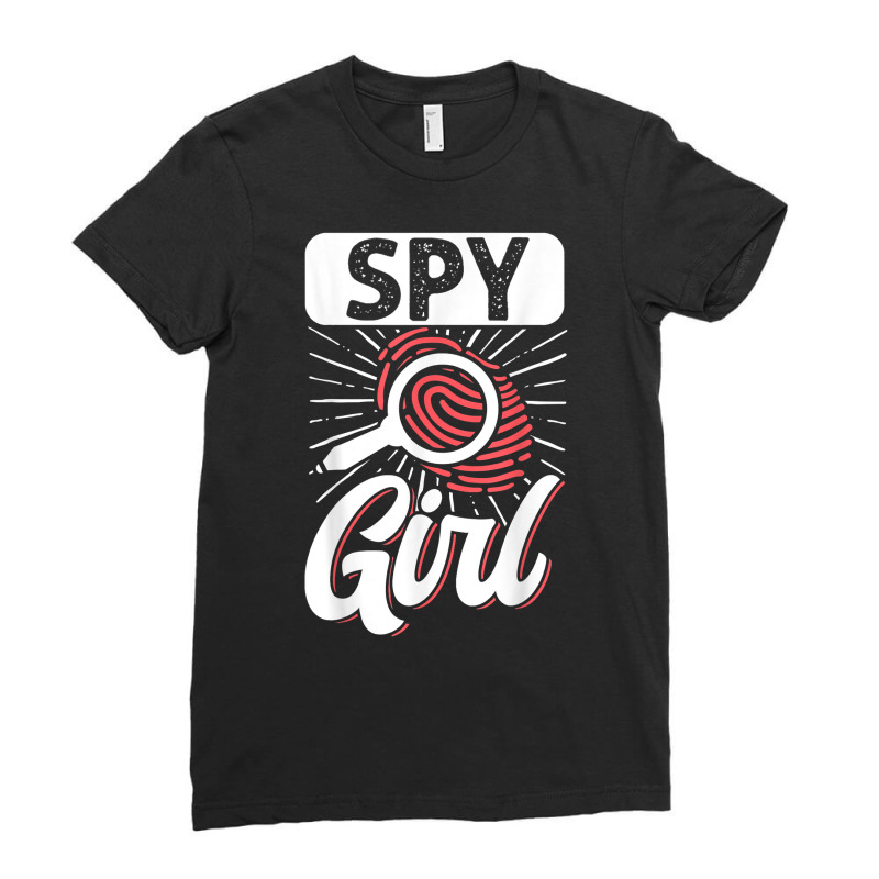 Secret Spy Private Eye Crimescene Investigator Spy Girl T Shirt Ladies Fitted T-Shirt by efronpngoick3 | Artistshot