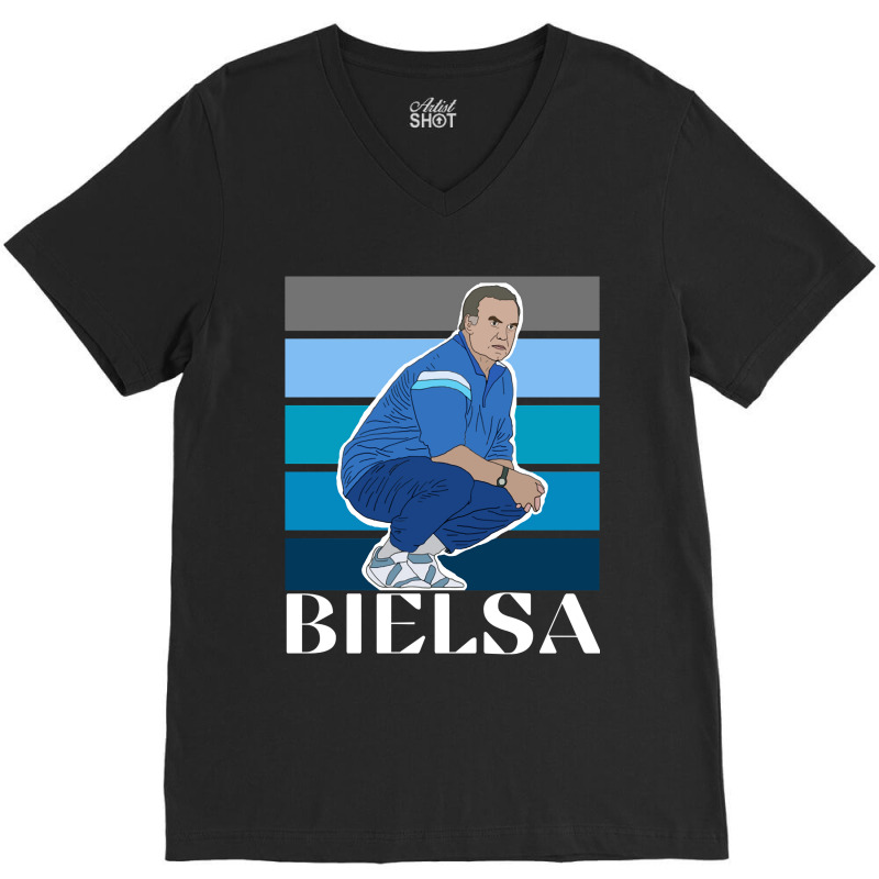 Vintage  Bielsa Leeds Day Gift V-Neck Tee by ArtistRex | Artistshot