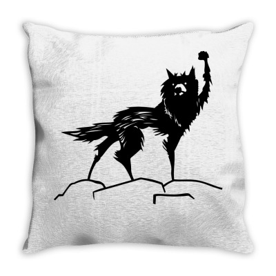 Fantastic Mr Fox Wolf Throw Pillow Designed By Allentees