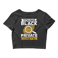 Secret Spy Private Eye Crimescene Investigator Yound T Shirt Crop Top | Artistshot