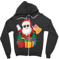 Christmas Santa Claus Zipper Hoodie | Artistshot