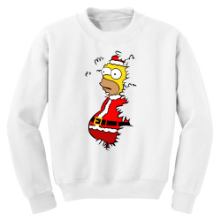 Homer Claus Christmas Youth Sweatshirt | Artistshot