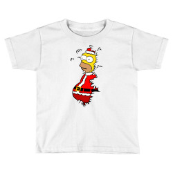Homer Claus Christmas Toddler T-shirt | Artistshot