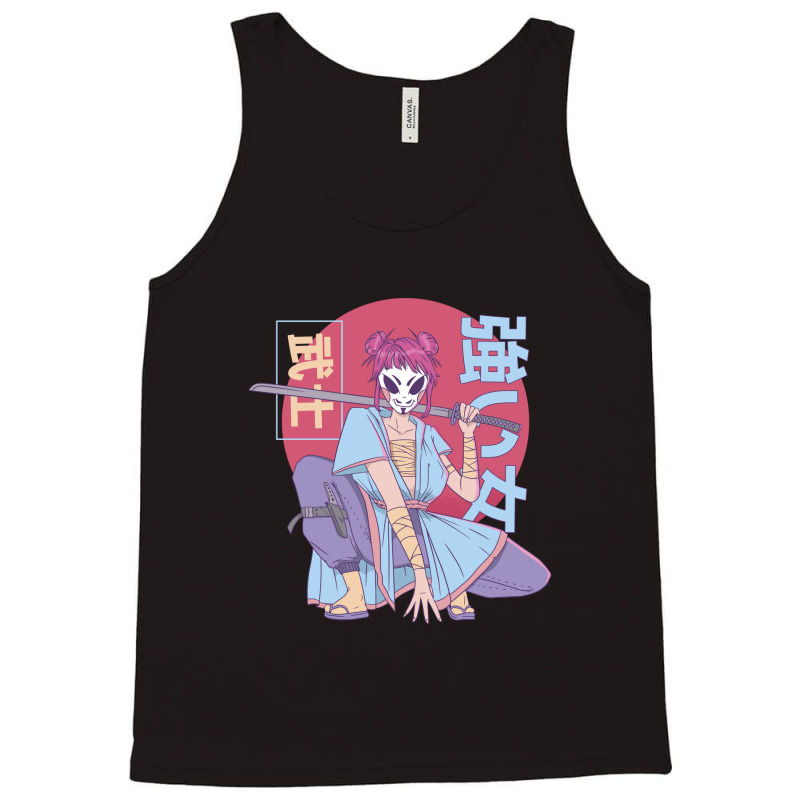 Anime Samurai Warrior Tank Top by SamKal | Artistshot