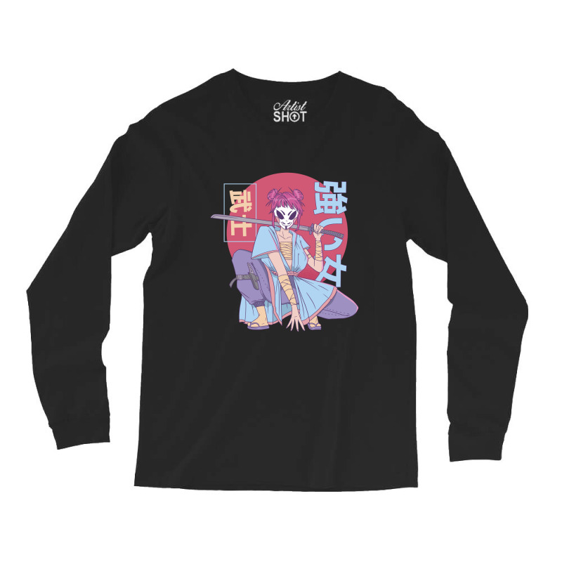 Anime Samurai Warrior Long Sleeve Shirts by SamKal | Artistshot