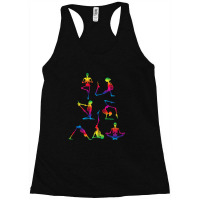 Yoga Of The Death Calacas Calavera Color Skeleton Yoga Pose Premium T Racerback Tank | Artistshot