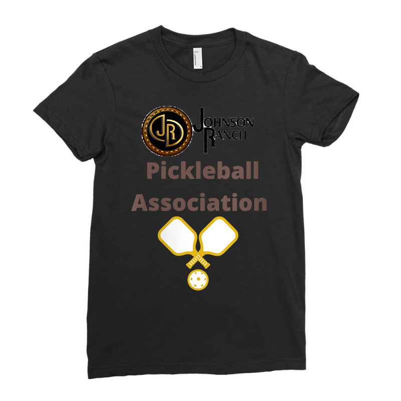 Womens Johnson Ranch Pickleball Association V Neck T Shirt Ladies Fitted T-Shirt by rostinoko | Artistshot