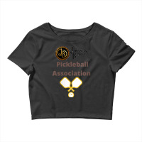 Womens Johnson Ranch Pickleball Association V Neck T Shirt Crop Top | Artistshot