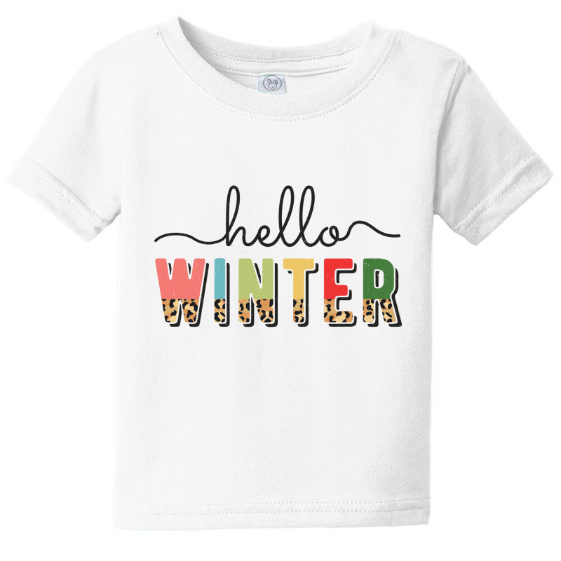 Hello Winter Baby Tee by Zero_art | Artistshot