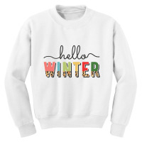 Hello Winter Youth Sweatshirt | Artistshot