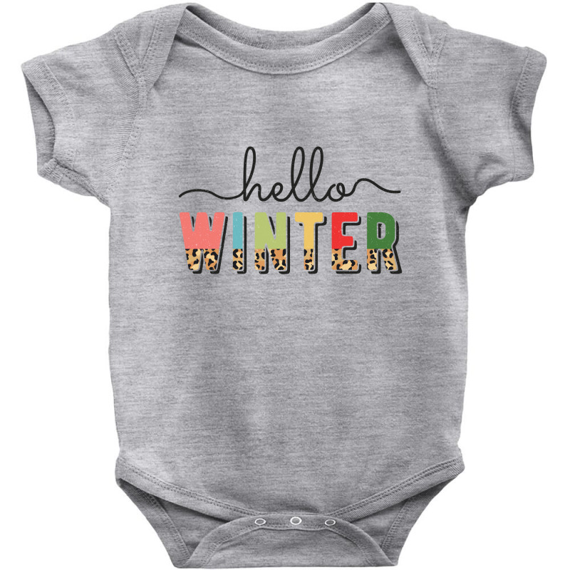 Hello Winter Baby Bodysuit | Artistshot