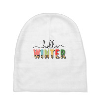 Hello Winter Baby Beanies | Artistshot