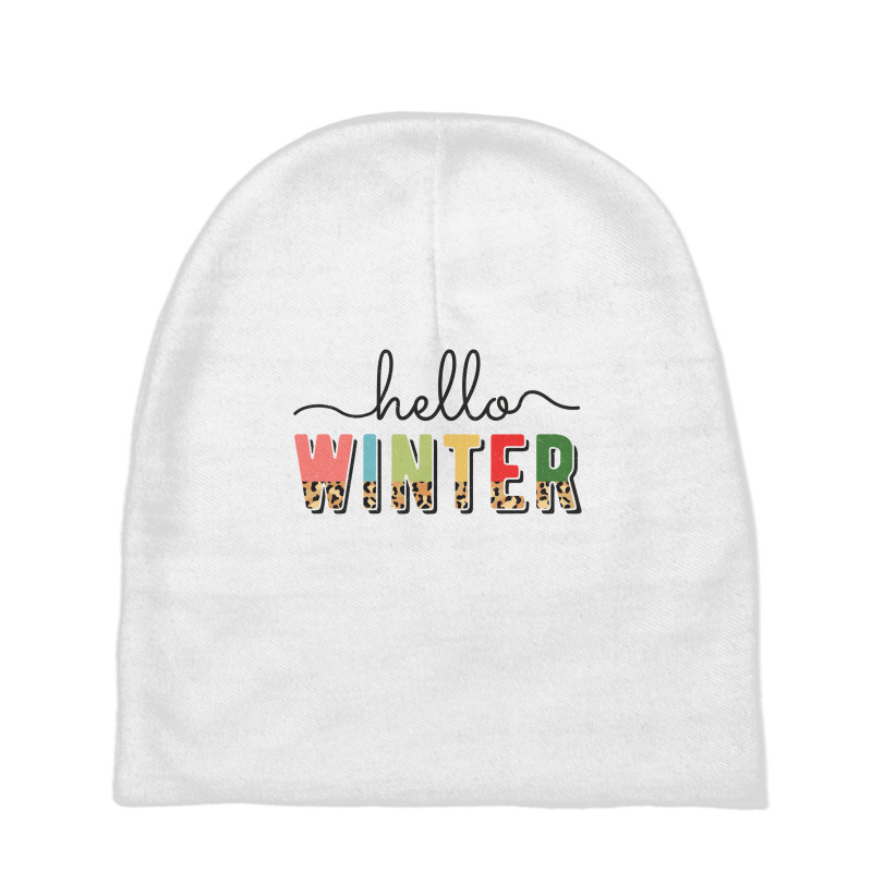 Hello Winter Baby Beanies by Zero_art | Artistshot