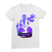 Thundercats Panthro Gradient Portrait T Shirt Ladies Fitted T-shirt | Artistshot