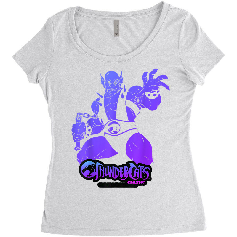 Thundercats Panthro Gradient Portrait T Shirt Women's Triblend Scoop T-shirt by BrunkeMiaysia | Artistshot