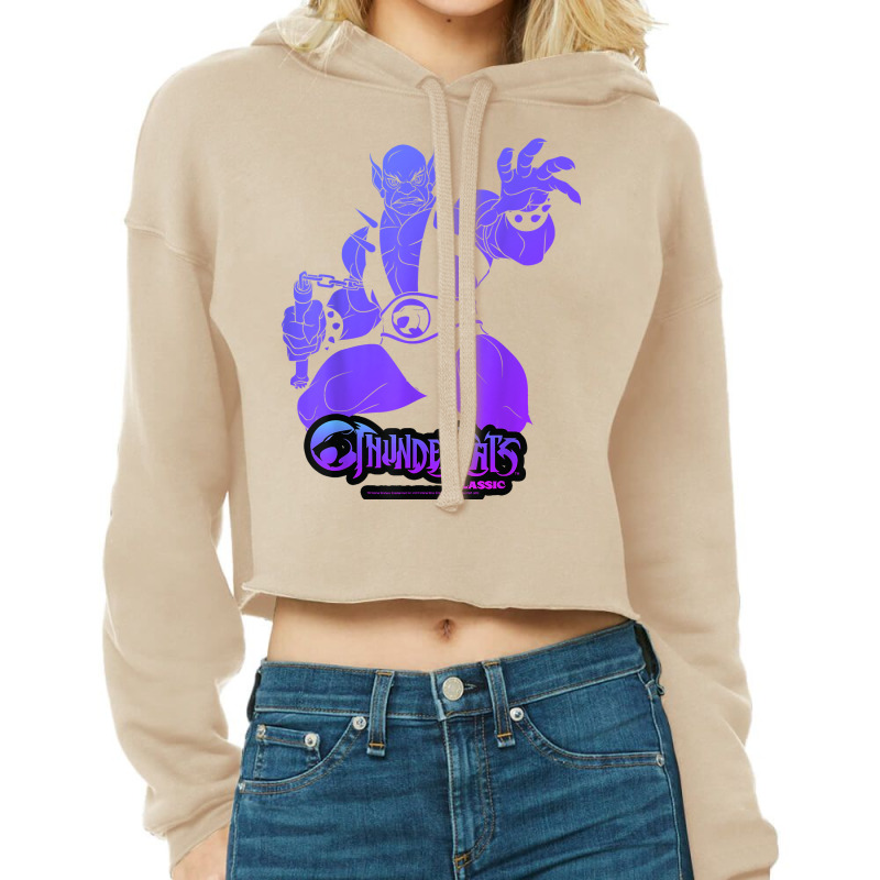 Thundercats Panthro Gradient Portrait T Shirt Cropped Hoodie by BrunkeMiaysia | Artistshot