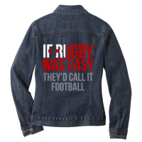 Funny Tongan Rugby Hoodie   Tonga Rugby Ladies Denim Jacket | Artistshot