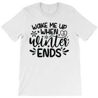 Wake Me Up When Winter Ends T-shirt | Artistshot