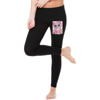 Cat Strawberry Milkshake For Women Girls, Kawaii Maneki Neko Legging | Artistshot