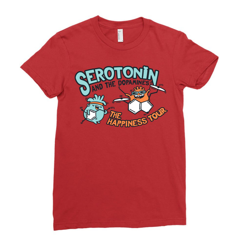 Serotonin & The Dopamines Ladies Fitted T-Shirt by sayasiti | Artistshot