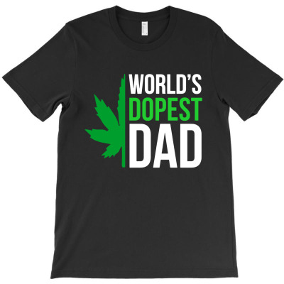 Worlds Dopest Dad T-shirt Designed By Noer Sidik