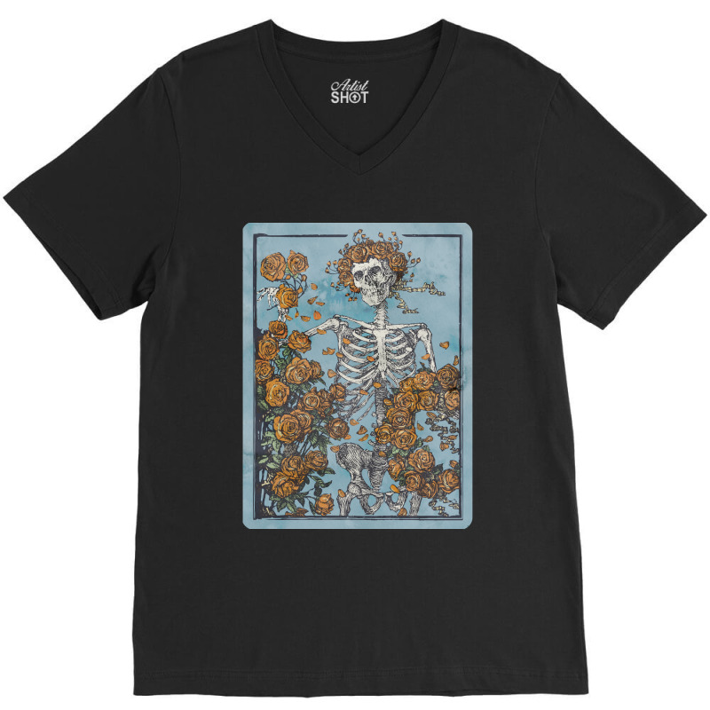 Graphic Music Jerry Grateful Gifts Women V-neck Tee | Artistshot