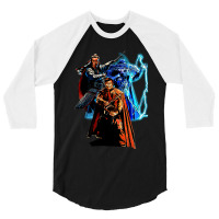 Funny Gift Thunder God Funny Gifts Boys Girls 3/4 Sleeve Shirt | Artistshot